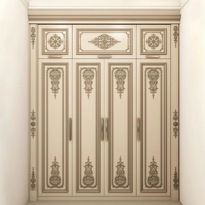 Appliques from solid wood on furniture fronts photo, carved applique N-420