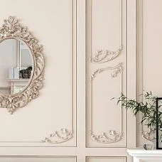 Wooden applique furniture and wall decoration N-425R
