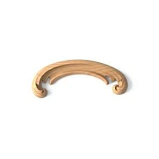 Decorative wooden element, carved, for creating coziness and harmony in the interior - decorative overlay N-428L drawing