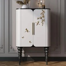 Wooden carved applique N-472L in interior