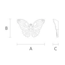 Carved applique N-489. Appliques. Drawing.