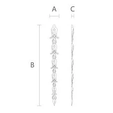 Wooden decor N-502. drawing