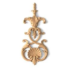 Carved wooden appliqu&eacute; N-093 in classic style
