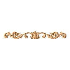Carved overlay N-170.1 made of beech for furniture