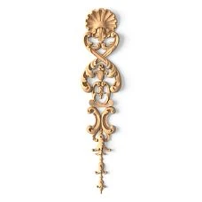 Wooden item with exquisite carving and harmonious composition for decoration