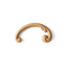 Carved wooden applique N-288R for facades, furniture, ceilings
