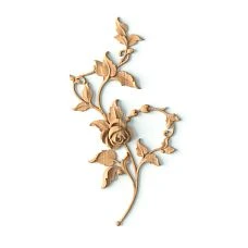 Wooden carved inlay N-469R for decor
