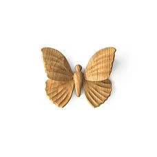 Carved Applique N-481 in the shape of a butterfly