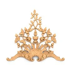 Carved overlay N.VRS-014L &ndash; a wooden decorative element for furniture.