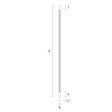 Decorative carved pilaster PLM-014 in office drawing