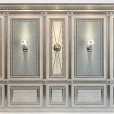 Carved Pilaster PLM-016 for wall photo in interior