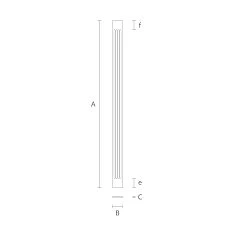Pilaster PLM-017 in modern kitchen design
