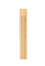 Decorative pilasters for furniture and walls in interior PLM-017, size scheme for capitals