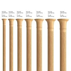 Carved wooden pilaster PLM-020 for interior decoration