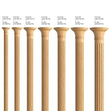 Elegant wooden pilaster PLM-020 as a decorative element
