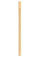 Carved pilaster PLM-016.1 made of oak in interior design