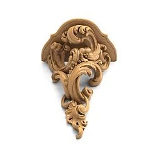 Carving details on shelf PKR-001 &ndash; delicate work by master craftsmen.
