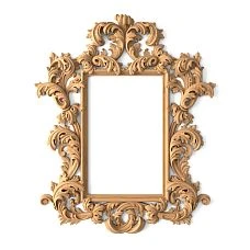 Carved RM-017 Frame from Solid Wood