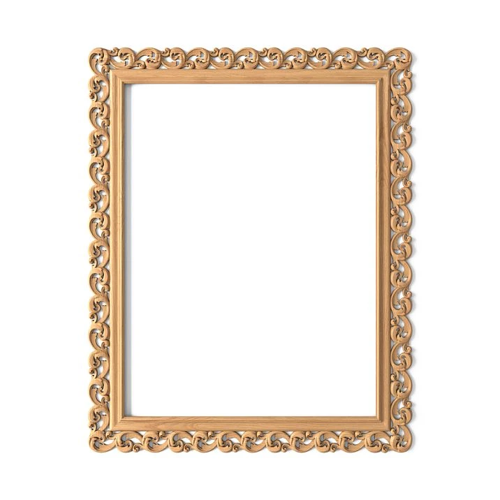 Carved Frame RM-021-2 Made of Oak