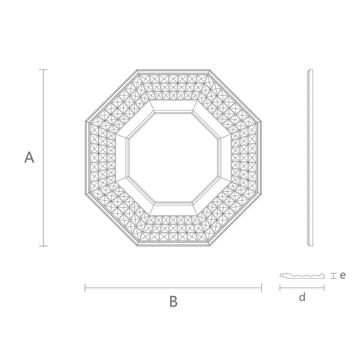 Carved Frame RM-033 Drawing