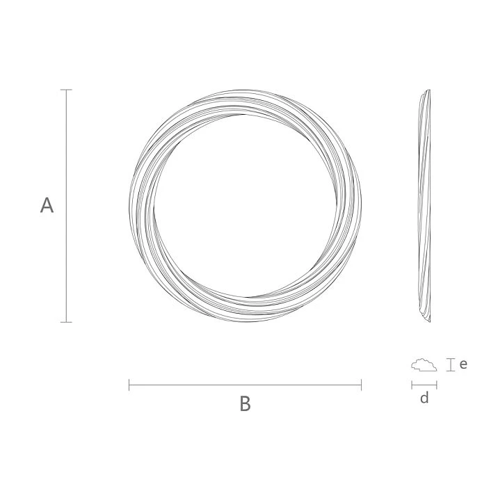 Drawing of the carved RM-035 frame