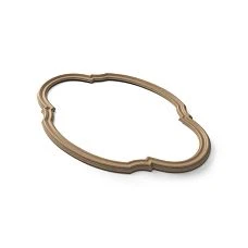 Carved frame RM-036 for mirror with decorative shape