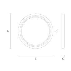 Carved frame RM-040 product drawing