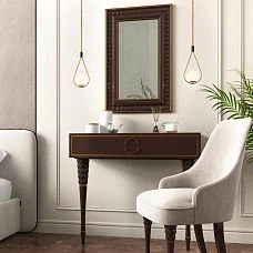 Carved frame RM-044 from MDF photo in interior