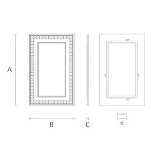 Carved frame from MDF RM-044 drawing