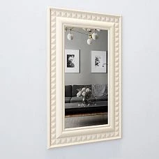 Carved frame RM-044 from MDF photo in white color