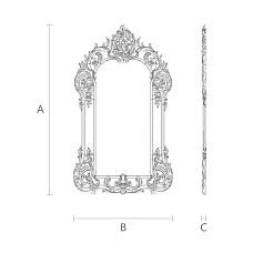 Buy carved RM-048 frame from oak drawing