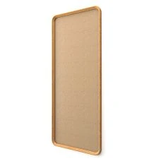 Mirror frame made of natural wood, vertical design