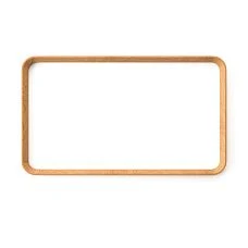 Delicate carving on frame RM-052 made of natural wood, decorative frame for paintings and mirrors