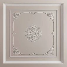 Classic ceiling rosette RPU-VRS-001 for chandelier framing.