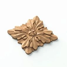 Carved Rosette R-021 in a Classic Interior