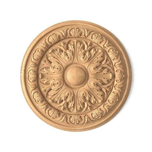 Wooden ceiling rosette R-049.1