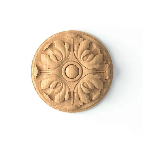 Wooden Rosette R-001