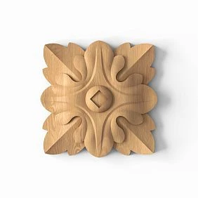 Wooden rose R-013