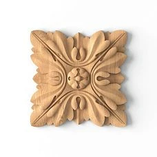 Carved Rosette R-021 from Oak