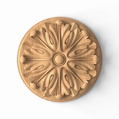 Wooden rosette R-054