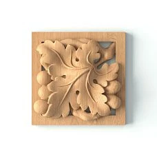 Elegant Carved Rosette R-067R