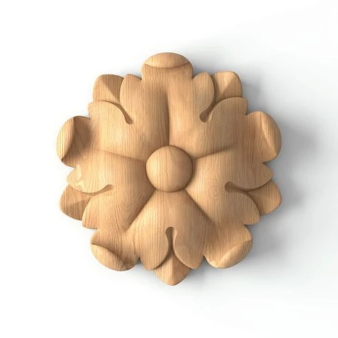 Wooden rose R-070