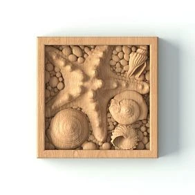 Wooden rose R-082