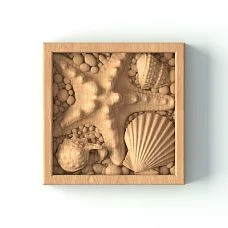 Decorative Interior Rose with Maritime Style Pattern R-083