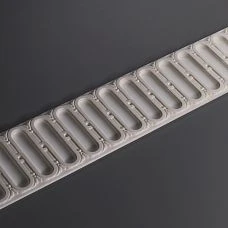 Decorative molding KPU-046, heavy polyurethane molding with relief for luxurious interiors