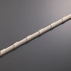 Decorative molding KPU-094L, left decorative molding element for complex wall compositions