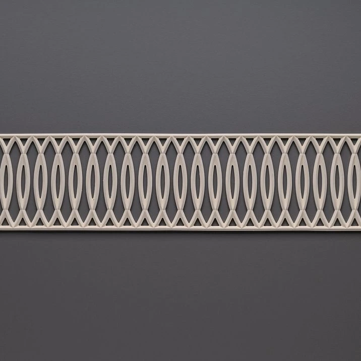 Facade polyurethane grille, mesh for architectural decoration KPU-114 photo