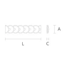 Carved Molding K-003 Drawing