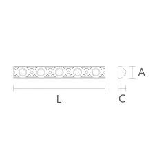 Drawing of the exquisite beech K-078 molding