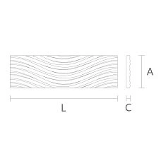 Carved moldings K-101 for stylish furniture design